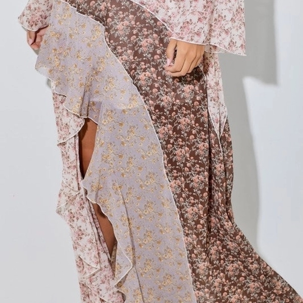 Floral Multi-Color Women's Dress